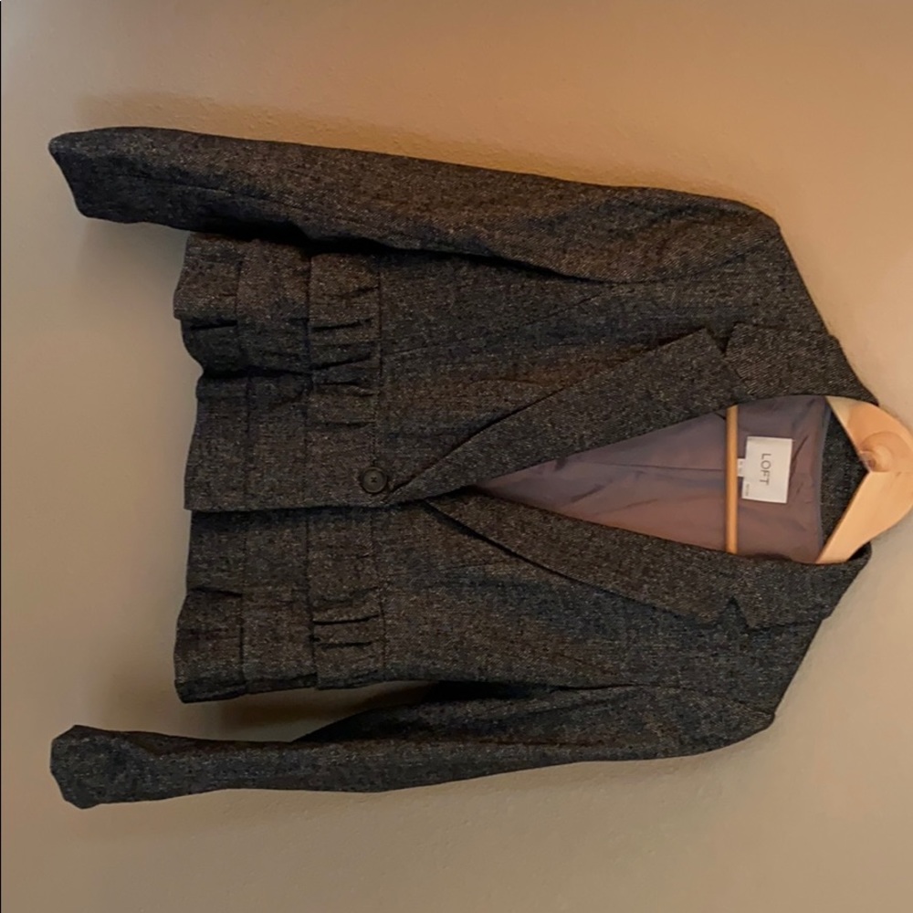 Ann Taylor Loft Wool Blend Blazer size 6P